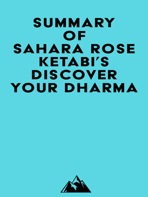 cover image of Summary of Sahara Rose Ketabi's Discover Your Dharma